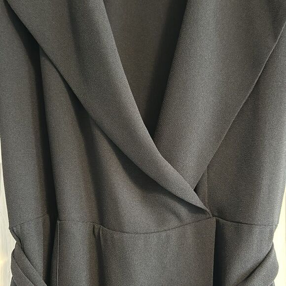 Zara Woman Black Short-sleeve Pants Romper, Size M - Picture 6 of 9